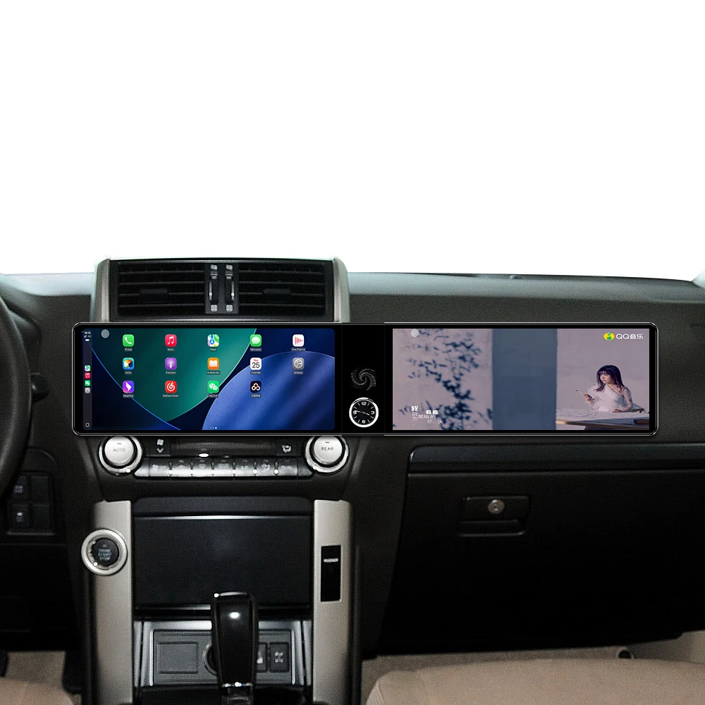 

Dual Screen 12.3 inch Car GPS Android 14 Navigation For Toyota Lamando 2022-2025 Head Unit Multimedia Player Car Radio Auto