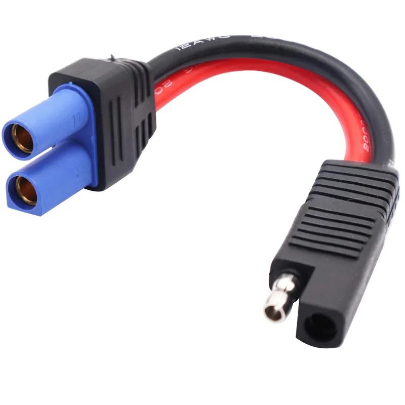 10AWG EC5 Male to EC5 Female Head Power Cord Quick Disconnect Wire Harness Connector Car Solar Battery Panel Extension Cable .C5