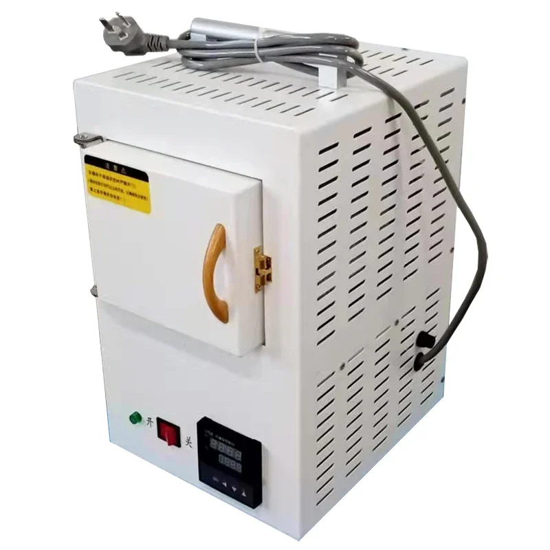 220V  Laboratory Small Electric Furnace High Temperature Intelligent  Furnace Enclosed Ceramic Fiber Muffle Furnace