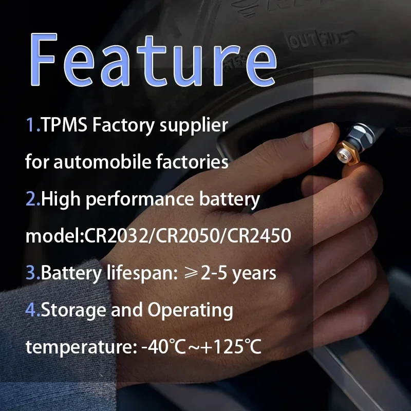 4PCS TPMS Sensor Reifendruck Überwachung Sensor Für Ford Focus III 2014-03 bis 2018-08 EV6T-1A180-CB 433MHz – Detail 4