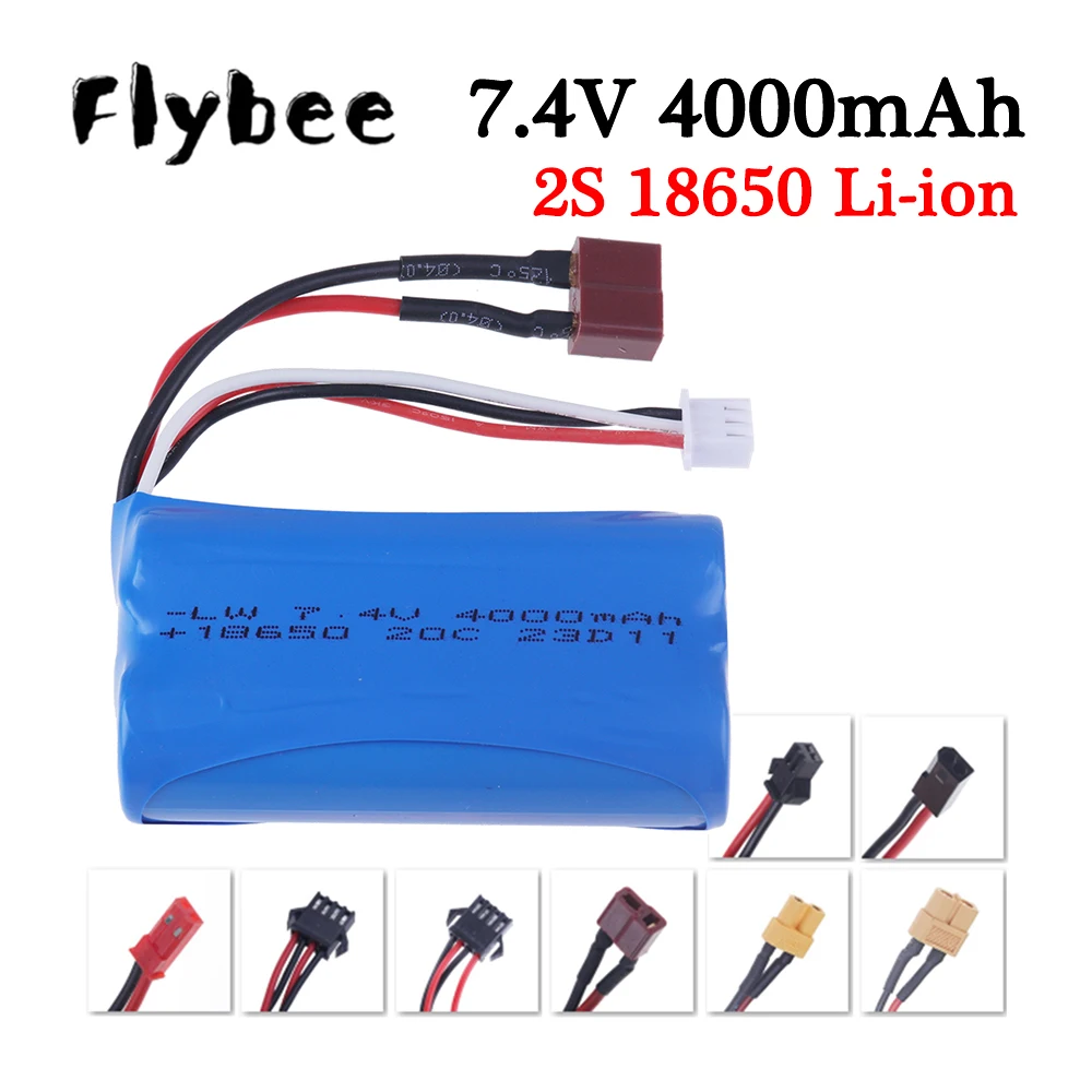 

Upgraded 4000mAh 7.4V Li-ion Battery for SCY-16101 SCY-16102 SCY-16103 SCY-16201 SCY-16301 SCY-16302 SCY-16303 R/C Truck parts