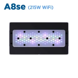 A8se Smart Full Spectrum 215W WiFi APP Programmable Saltwater Aquarium Coral Reef LED Light