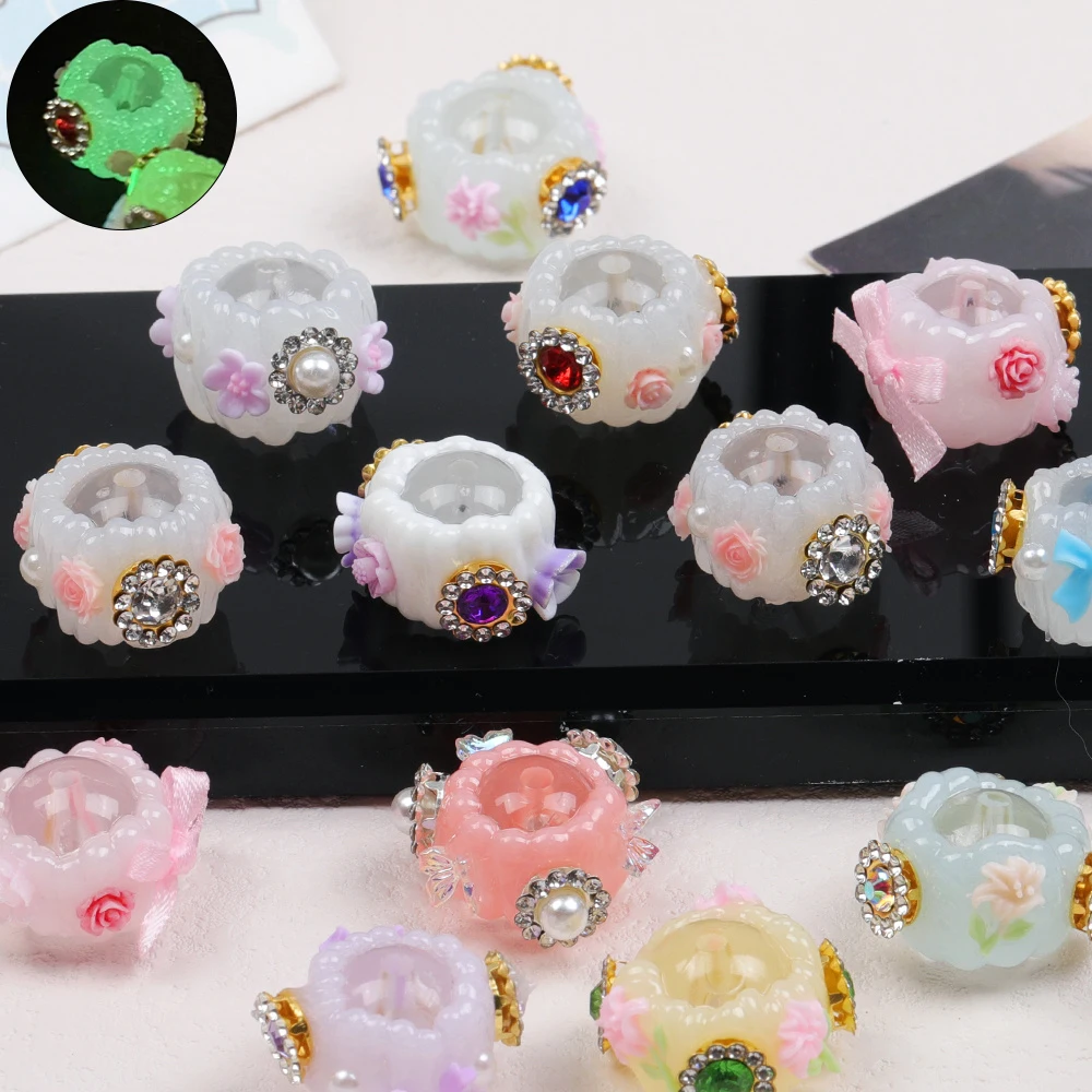 

Cordial Design 50Pcs 22*22MM DIY Bead/Luminous Effect/Fancy Beads/Hand Made/Jewelry Findings & Components/Flower Shape #18334