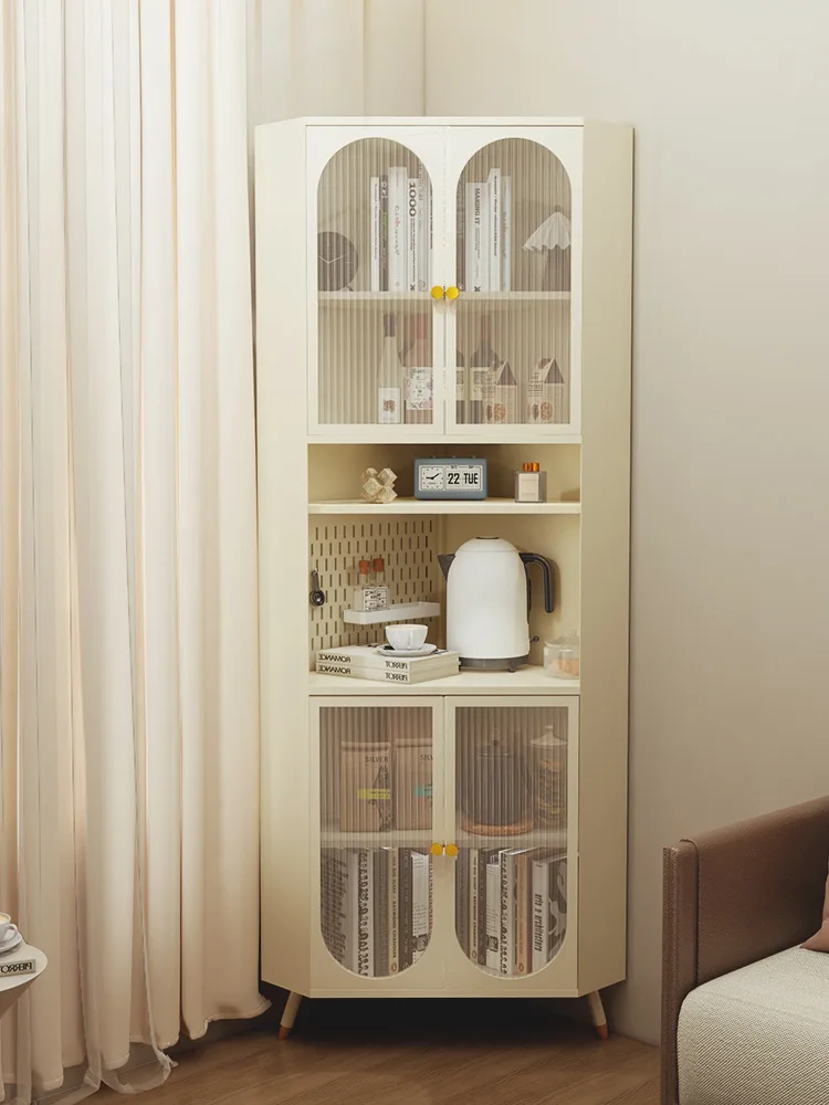 Light luxury, high sense, corner cabinet, corner cabinet, locker, triangle, corner