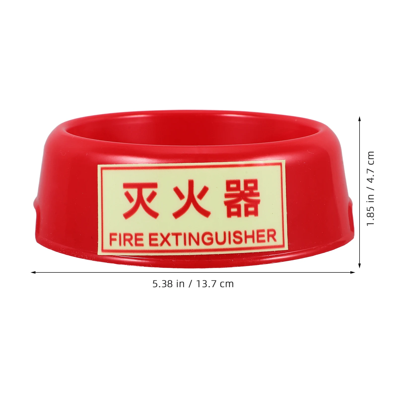 Fire Extinguisher Base Stand Mounting Bracket Plastic Holder for Trucks Reflective Design Stable Storage Solution