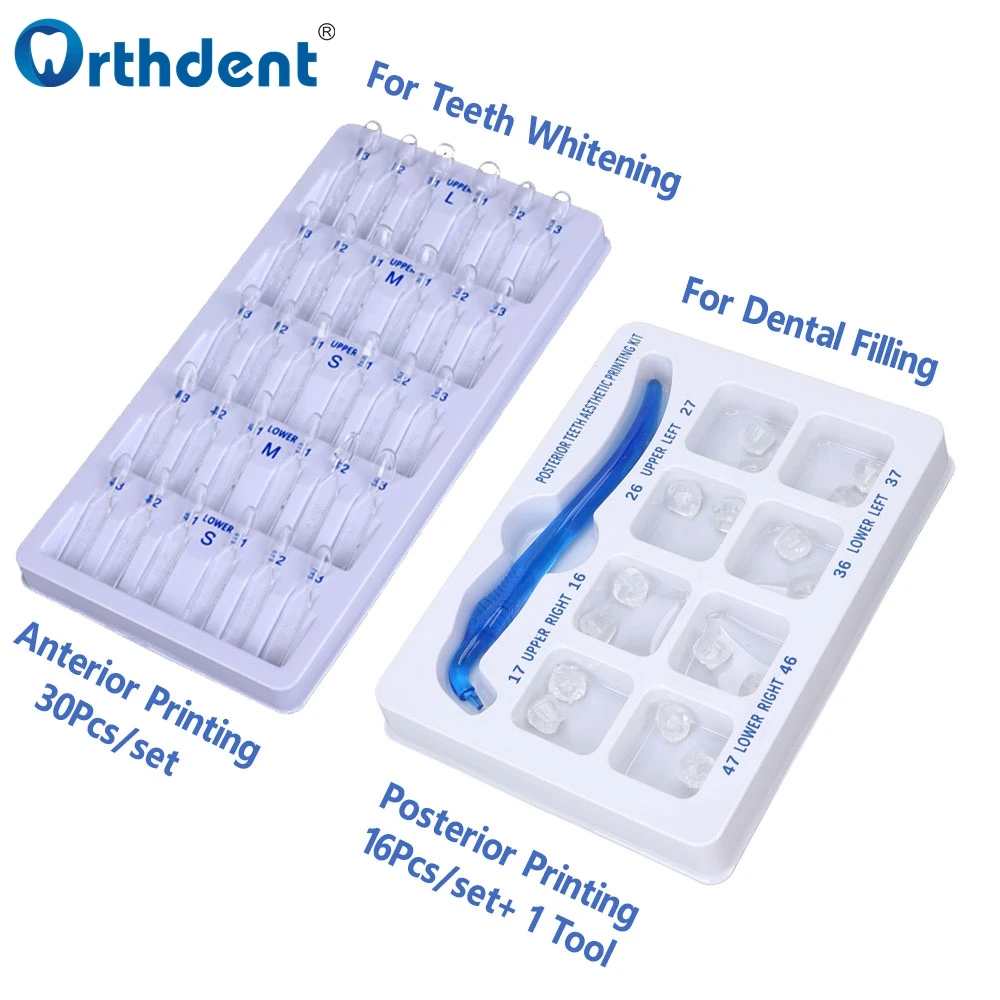 

Dental Mould Veneers Anterior Posterior Teeth Partner Restoration Aesthetic Printing Kit Composite Resin Dentistry Reshape