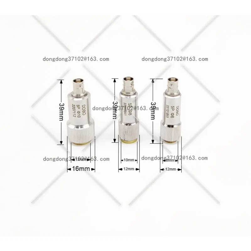 

5MHz straight probe 5P10 5P6 5P8 ultrasonic flaw detector small diameter probe high frequency longitudinal wave transducer