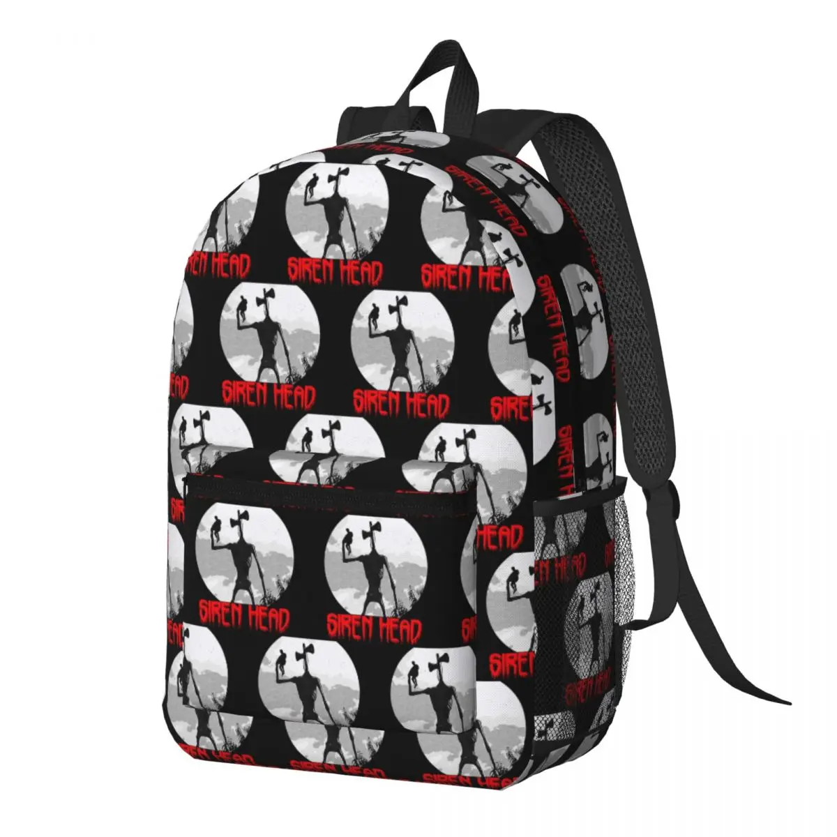 

Siren Head Backpack Daypack Large Capacity Kids BookBag School Bag Shoulder Bags for Men Women