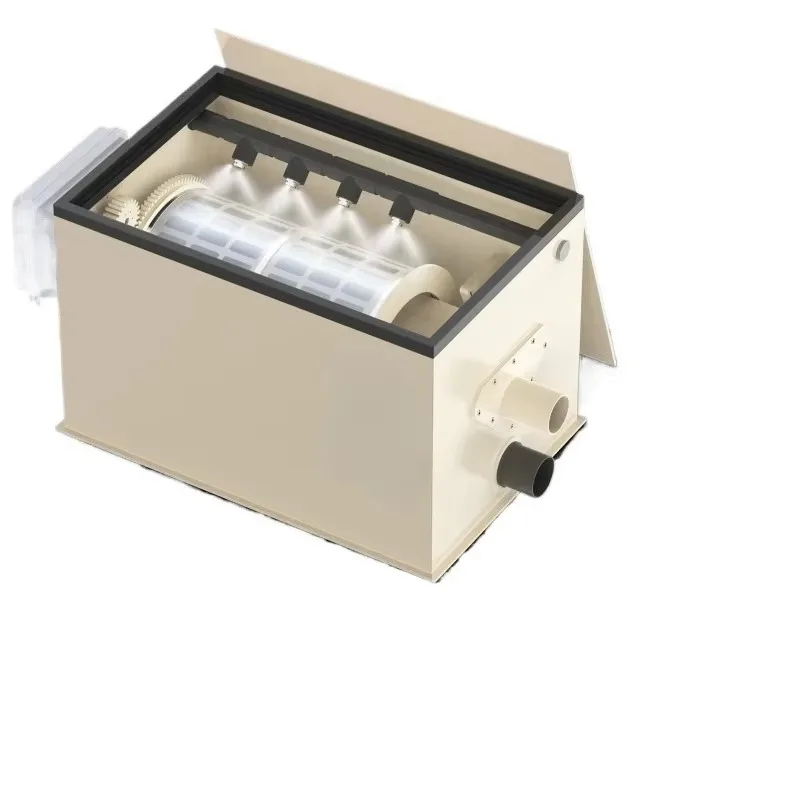 Drum Microfilter Fish Pond Filter Aquaculture Water Circulation Purification System, Automatic Backwash Water Treatment Filter