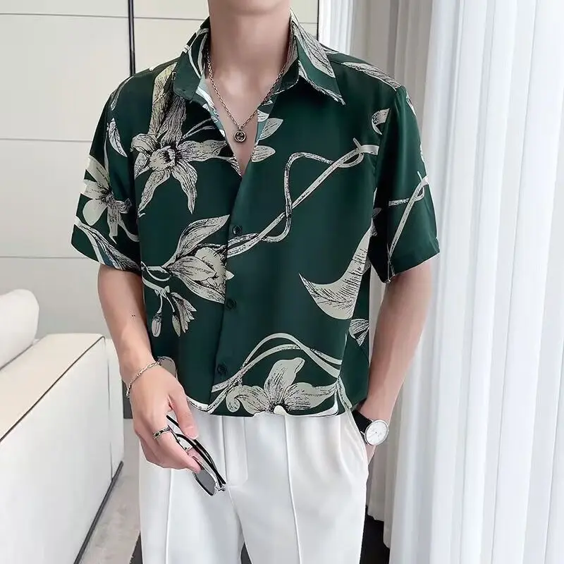 Men's Summer New Arrival Short Sleeve Shirt Stylish Casual Loose Fit Trendy