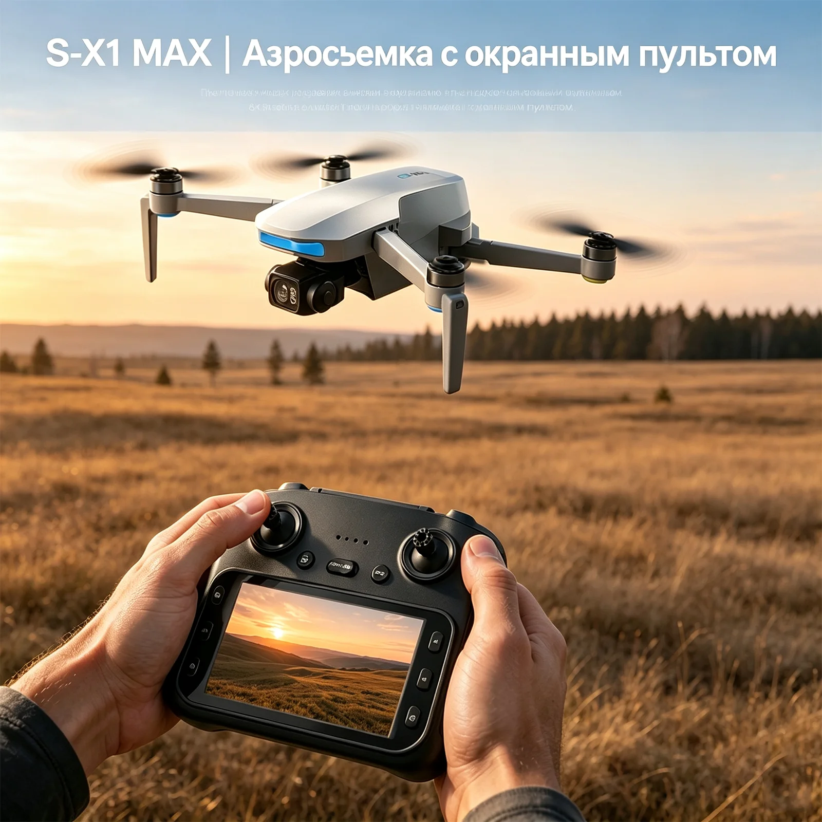 Drone Gimbal 3 Axis - S‑X1 GPS 드론, 4K HD 카메라,