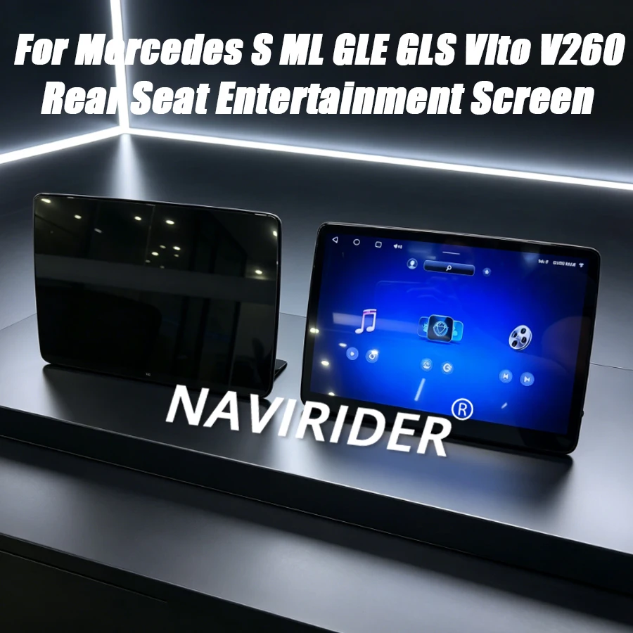 

Android 11.6inch 4K Touch Screen For Mercedes S ML GLE GLS Vito V260 Headrest TV Rear Seat Entertainment System Screen Mirroring