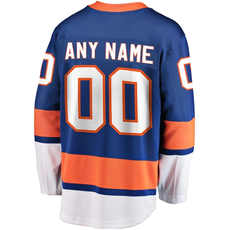 Customized Embroidery New York Hockey Jersey Men Women Youth Ice Hockey Uniform