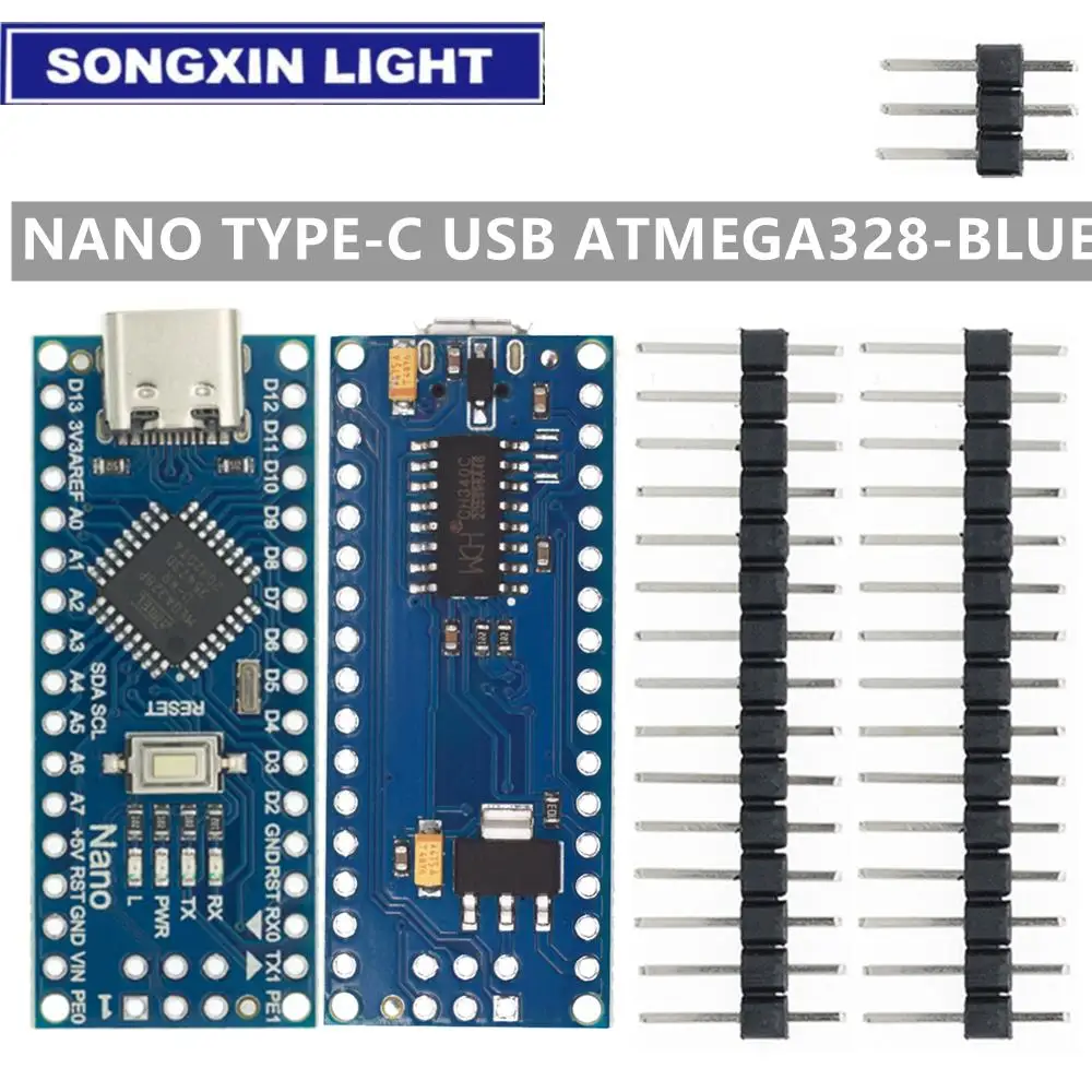 SAMIROB Nano 3.0 With the bootloader compatible Nano controller for arduino CH340 USB driver 16Mhz Nano V3.0 ATMEGA328P/168P