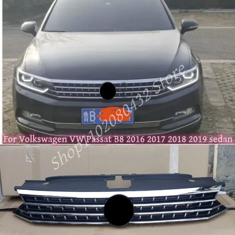 For Volkswagen VW Passat B8 2016 2017 2018 2019 sedan/Alltrack/Variant FRONT GRILL bumper grille ABS Grill