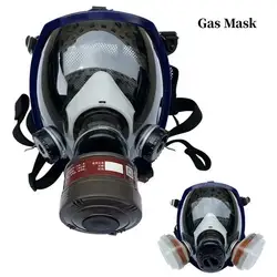 Multifunctional 6800 Gas Mask Ultra-Transparent Fully Sealed Protective Mask Industrial Spray Paint Nuclear Radiation Gas Mask