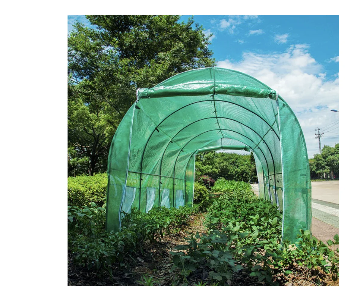 480x215x220CM Garden Greenhouse PE Plant Green House Waterproof Portable Outdoor Accessories With Frame