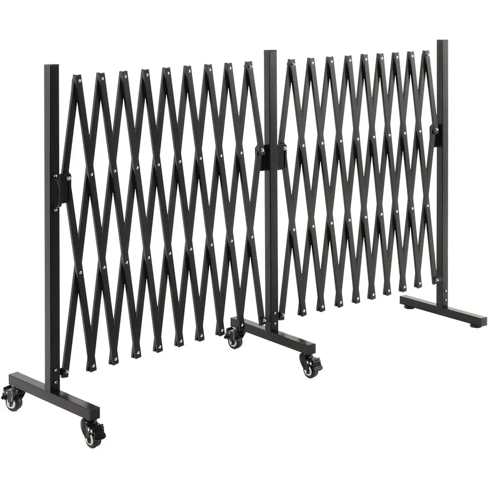 

Регулируемый металлический барьер безопасности 200 см, портативный складной воротник для собак для использования в помещении и на улице