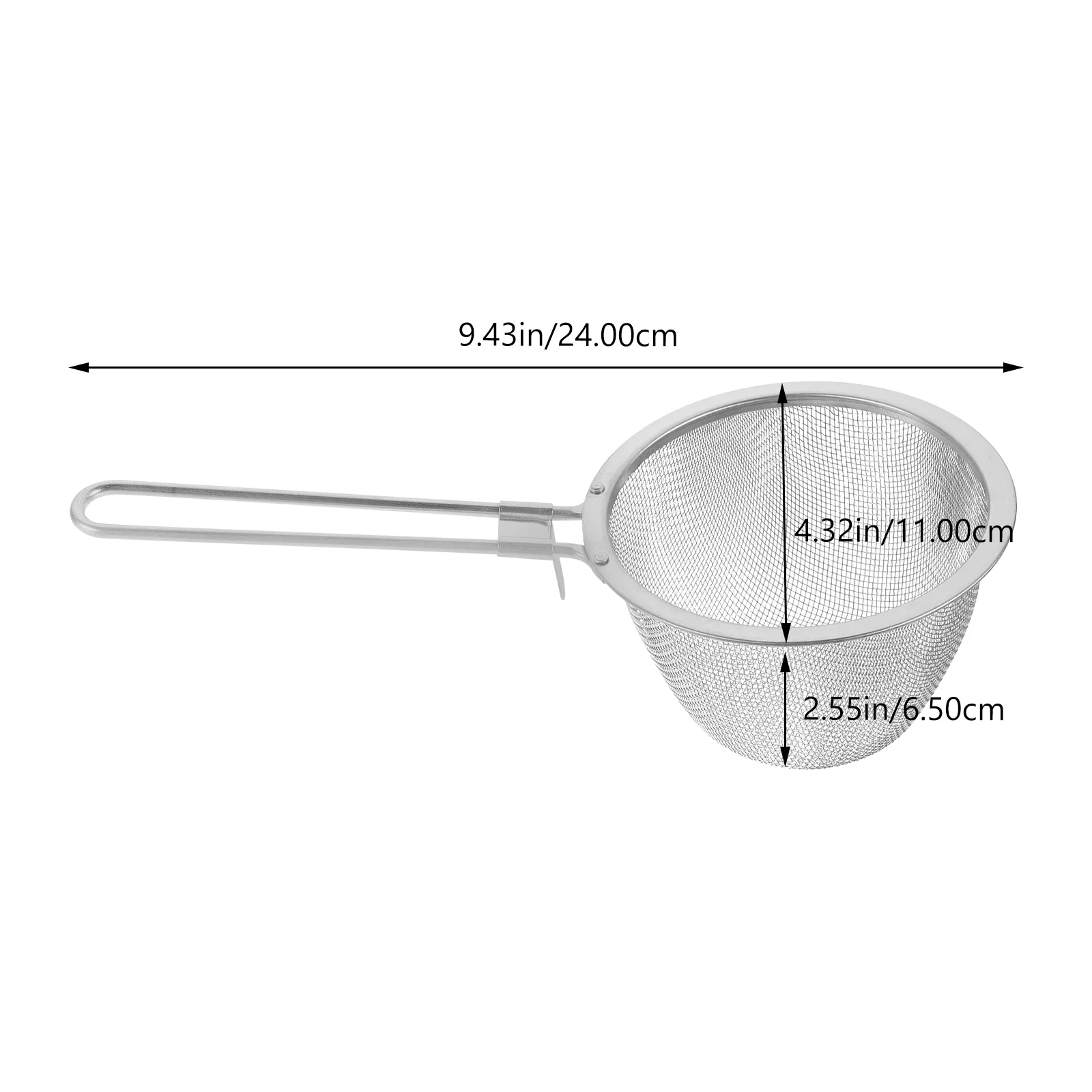 

Stainless Steel Colander Pasta Strainer Noodle Dumpling Mesh Kitchen Sink Drain Basket Filter Ladle For Home Use