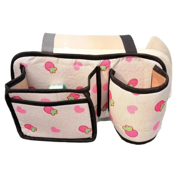Electric Tricycle Seat Storage Bag Smooth Zipper Large Capacity Backrest Hanging Pouch for Outdoor Trips