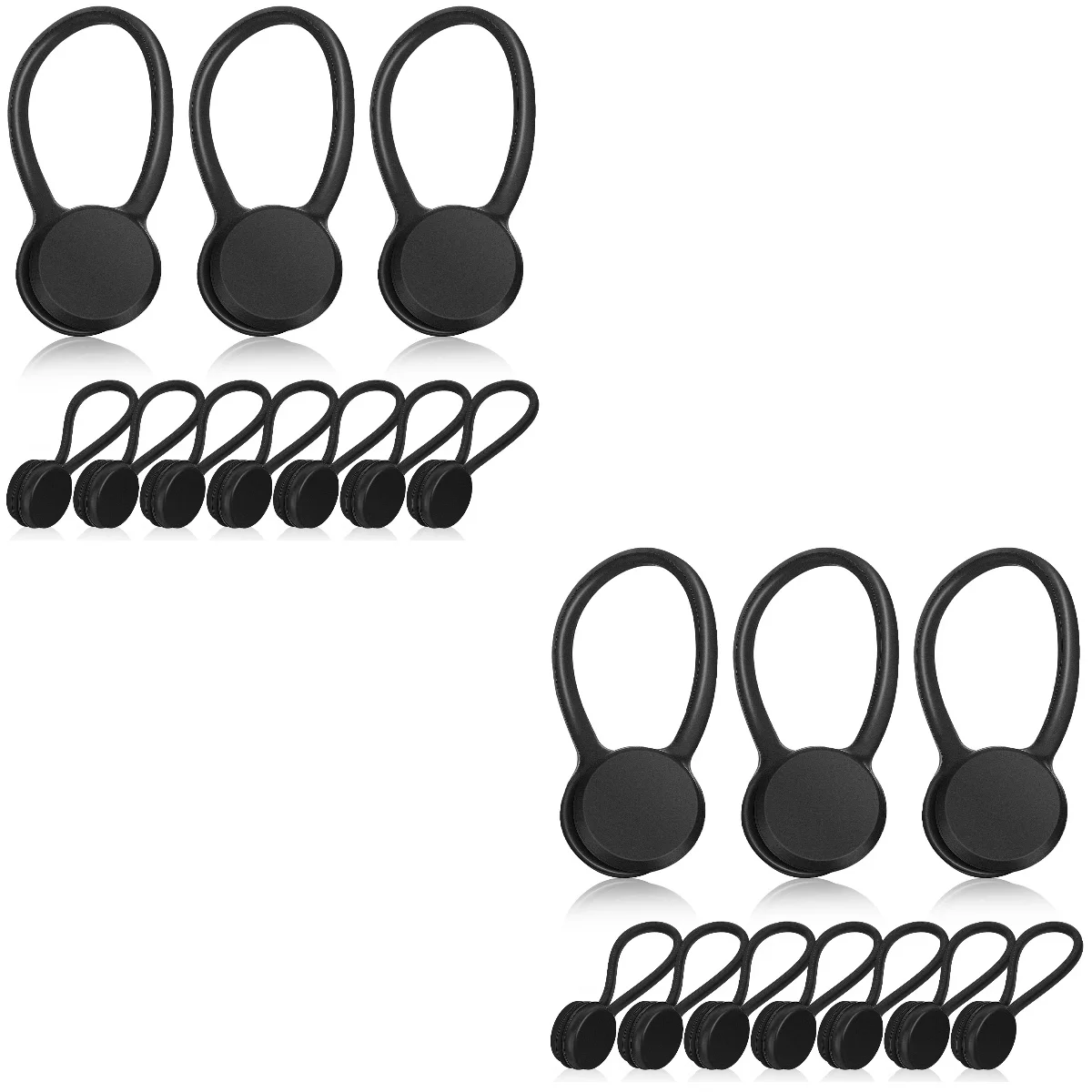 

2 Count Headset Cable Winder Cord Organizer Ties For Electronics Travel Essentials Manager Magnetic Silicone Silica Gel Holder