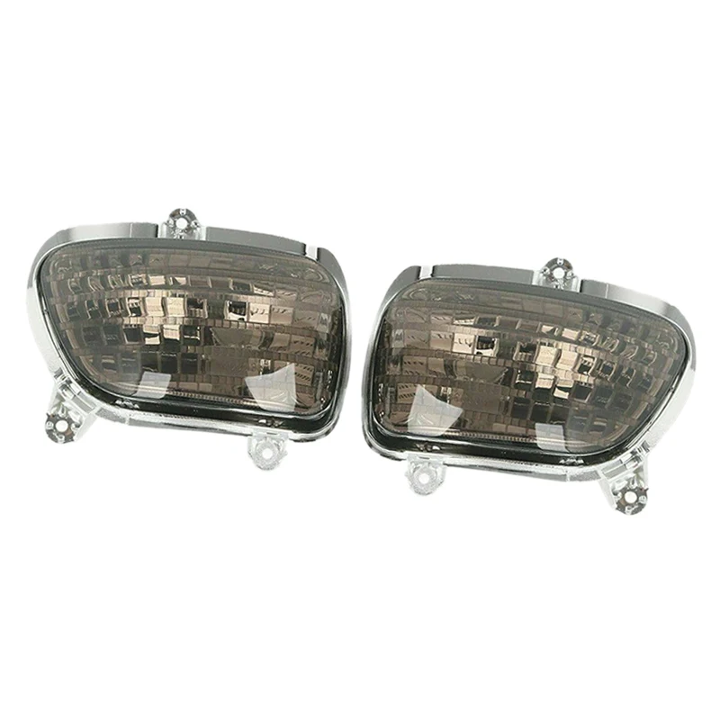 

1 Pair Smoked Lens Front Turn Signal Light Fit for Honda Goldwing GL1800 F6B 2017 2016 2015 2014 2013