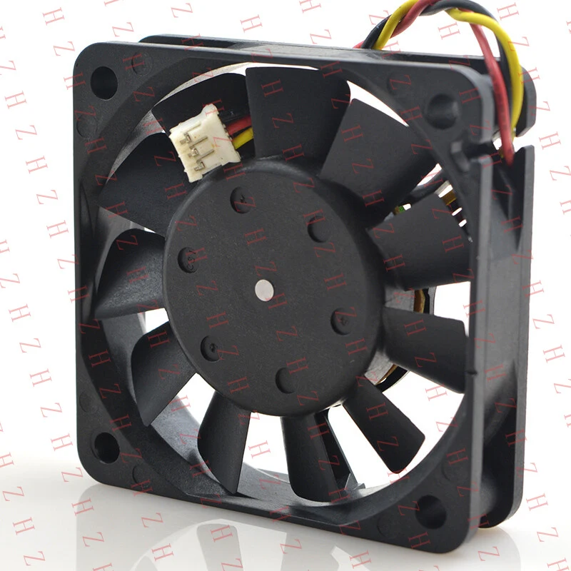 U+ FOR Nidec DC12V 0.13A 6CM 60*60*15mm R33960-57 3pin double ball bearing cooling fan（MOQ: 10 pcs.）