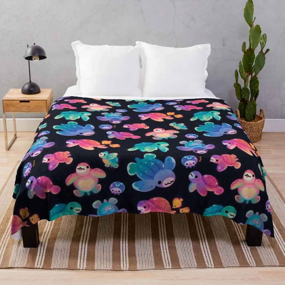 

Sea turtle Throw Blanket Flannel Fleece Soft Warm Throw Blanket