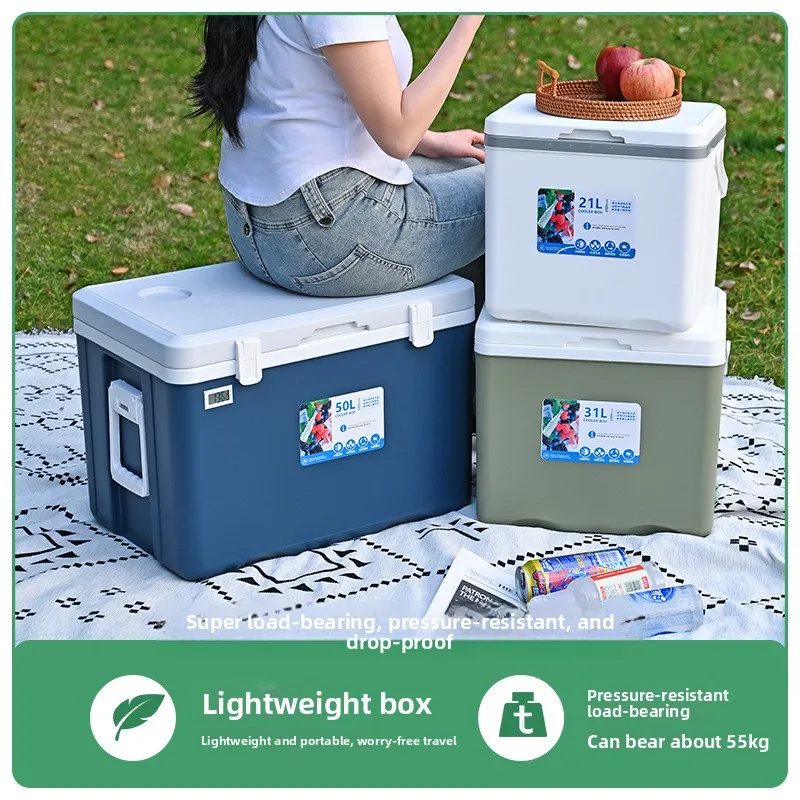

Outdoor Catering Cooler Box Portable Ice Chest for Food Milk Baby Breastfeeding Picnic Fishing Bushcraft Storage Keeps Fresh