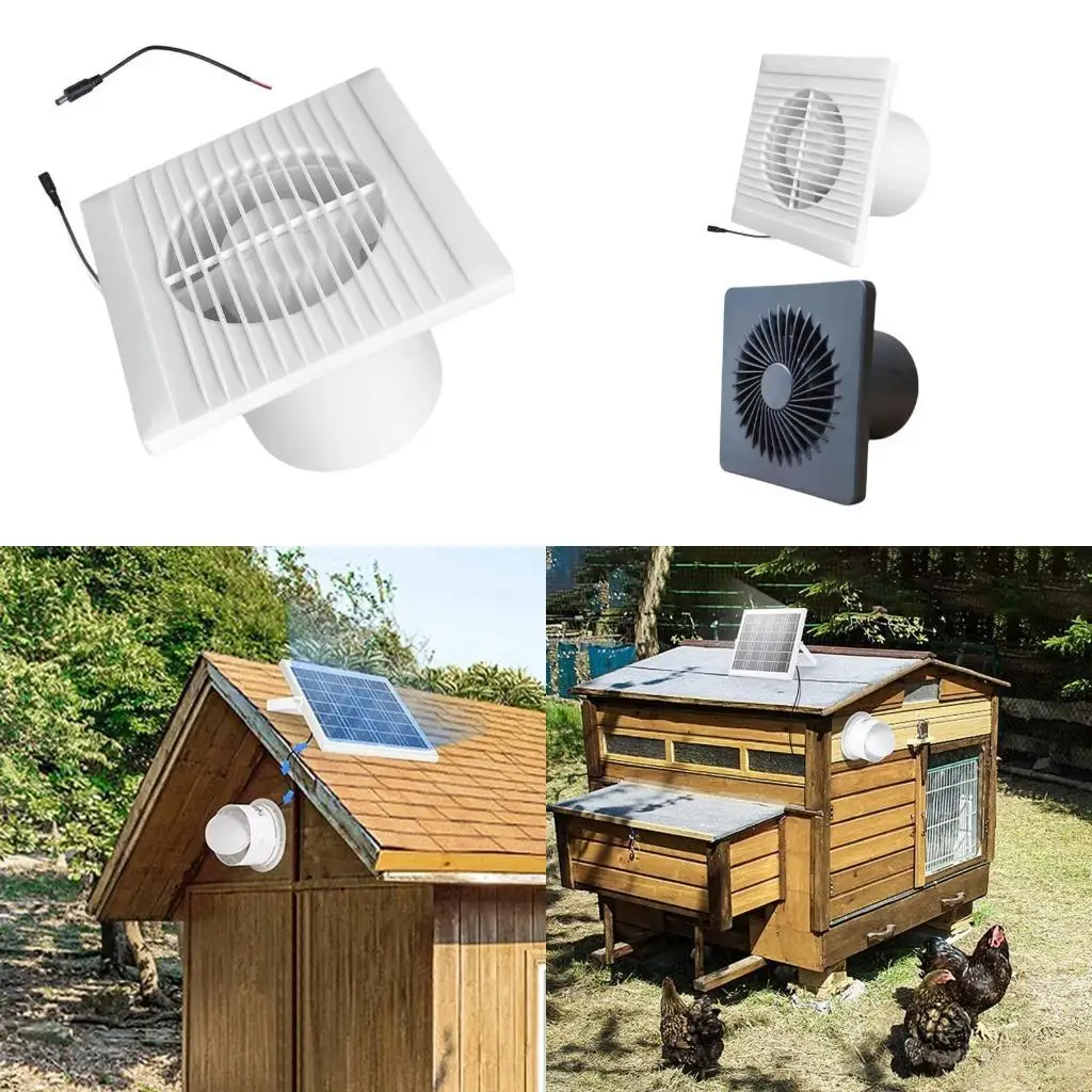 

A2BE Настенный вытяжной вентилятор с противообратными клапанами Вентилятор циркуляции воздуха для курятника и гаража Вытяжной