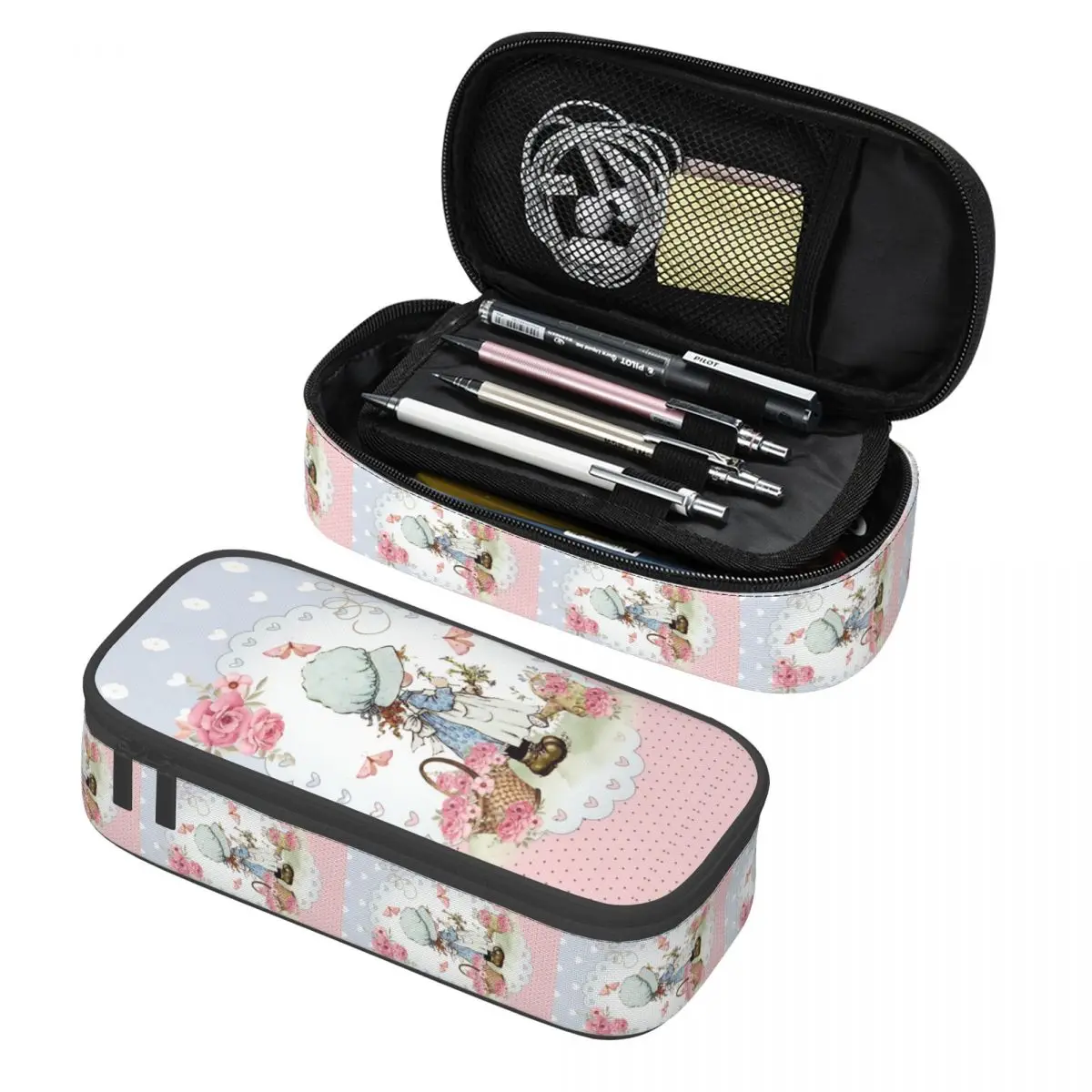 مخصص رائعتين S-Sarahs K-Kays مقلمة قلم رصاص بشكل جذاب بنين بنات سعة كبيرة الكرتون فتاة صندوق رصاص اللوازم المدرسية