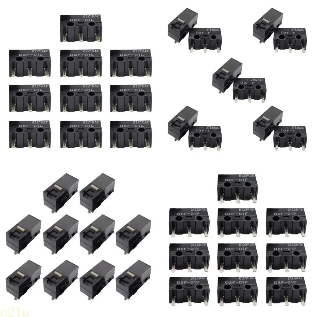 

E21E D2F MOUSE MICROWITCH JAPAN BLUE DOT GOLD LIMPECE 10 миллионов кликов