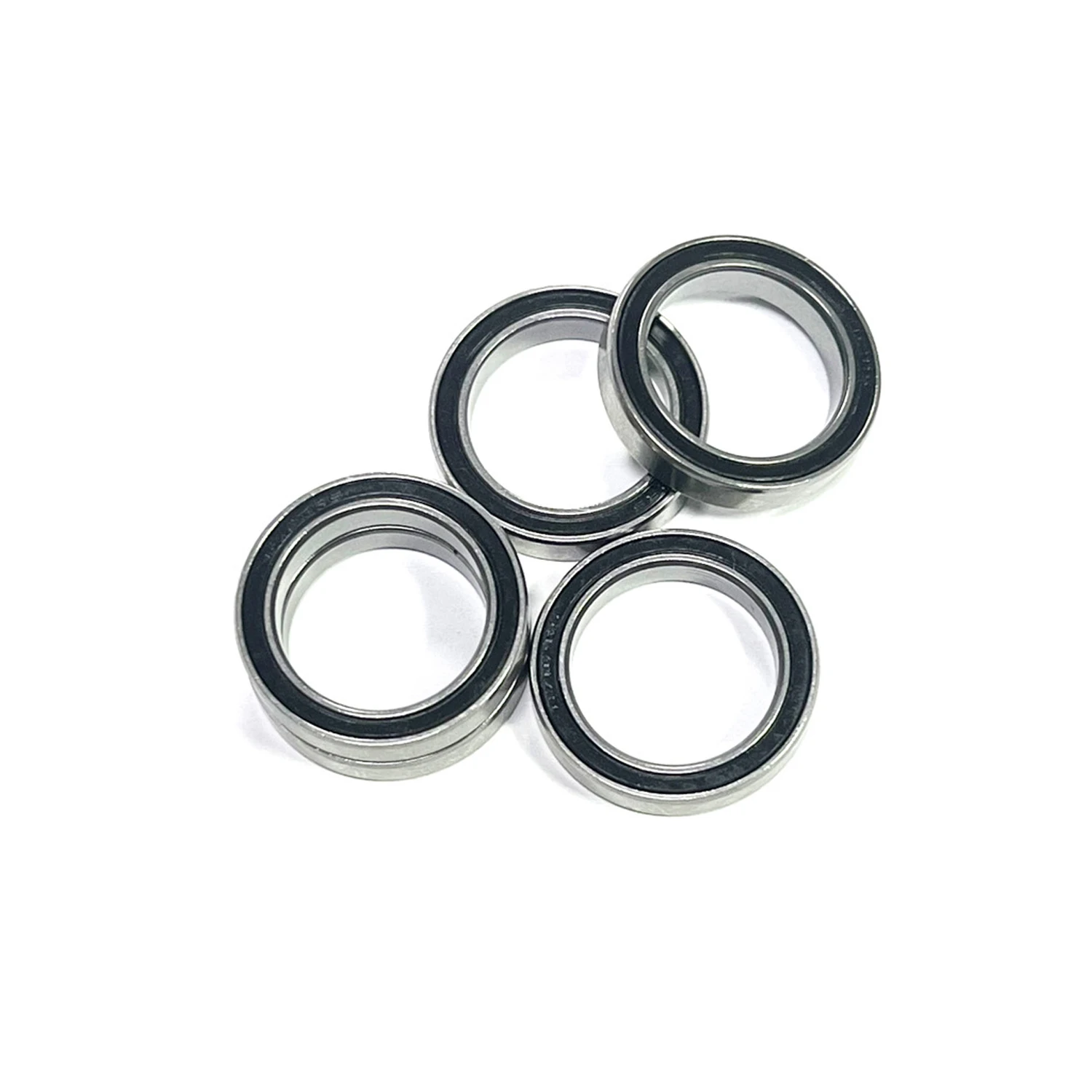 6700-2RS 10pcs Ball Bearing 10×15×4mm Black、blue Rubber Sealed On Both Sides Chrome Steel Bearing for Industrial Machinery, Powe
