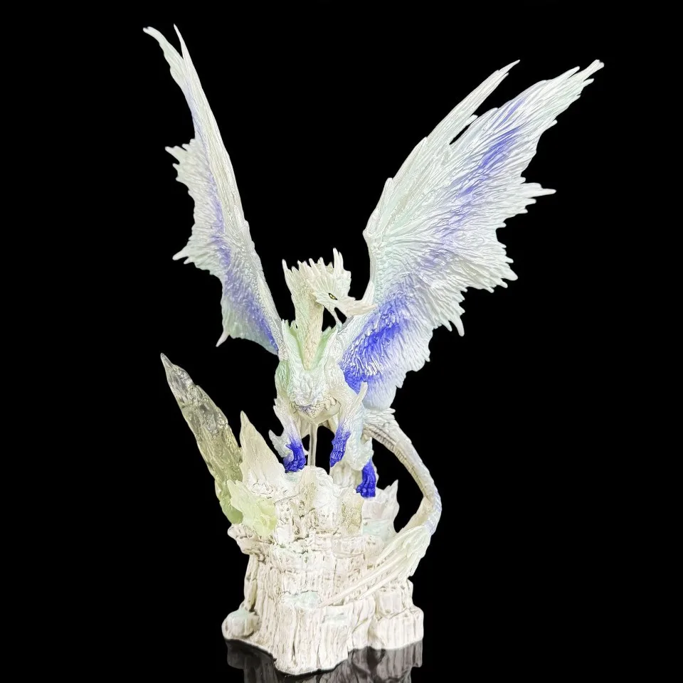 Jeu chaud le chasseur de monstres glacé Velkhana Jin-Ouga Kushala Daora Gore Magala Brachydios Dragon Pvc Statue Figure modèle jouets