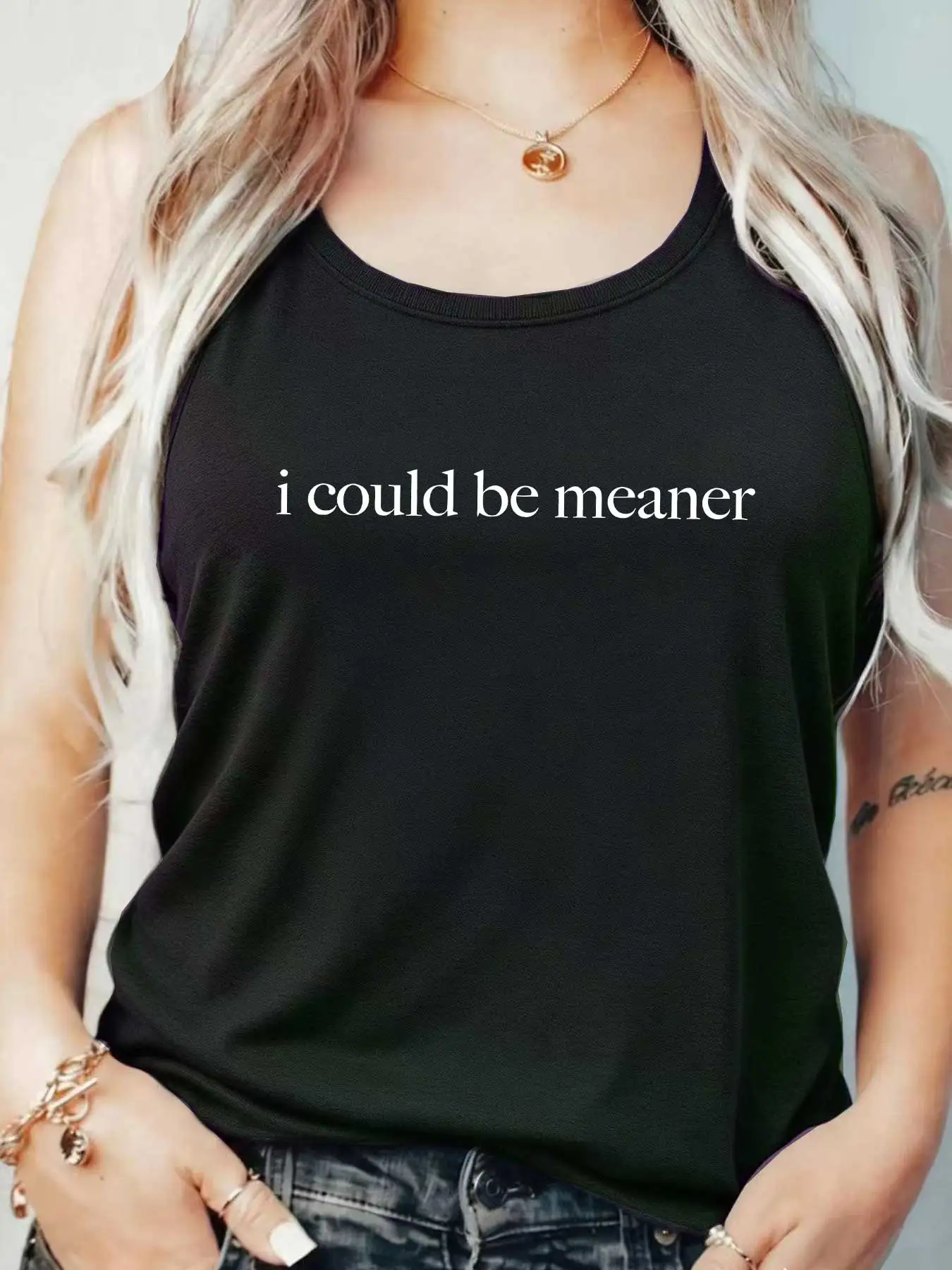 

Loose Fit Printed Pocket T-Shirt for Women with Ribbed Collar round Neck 1-8XL plus Size Comfortable Casual Vest