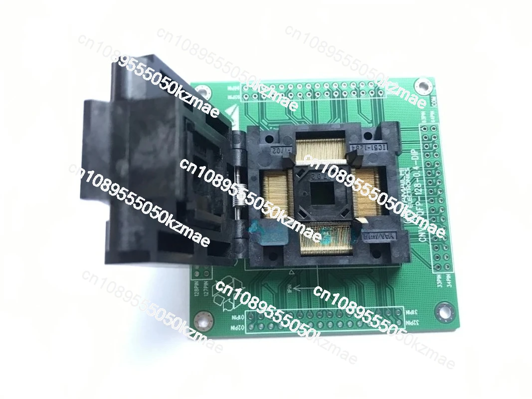 Adaptor Pemrograman TQFP128, Konverter Soket DIP dengan Pitch 0.4mm