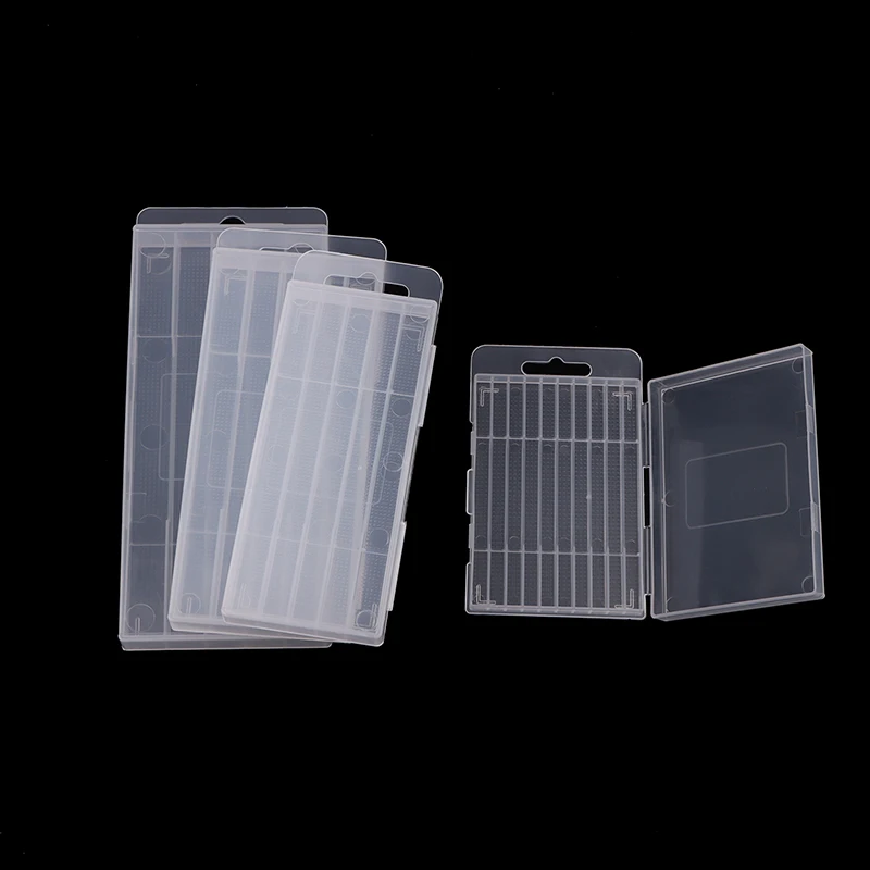 NewPlastic Twist Drill Empty Box Storage Box Toolbox Tool Accessories Woodworking Drill Bit 5/10 Hole Transparent Packaging Case
