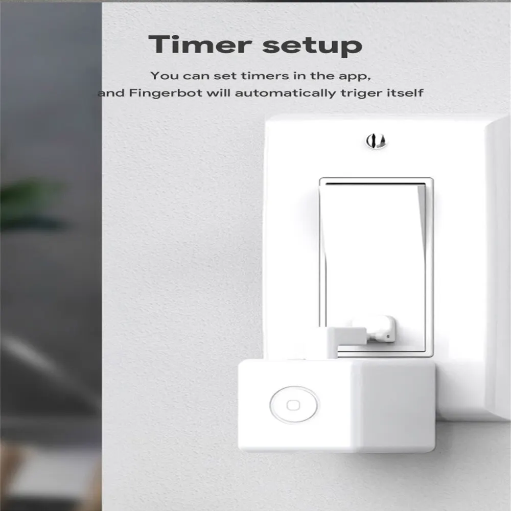 Tuya Zigbee Fingerbot Plus Smart Fingerbot Switch Button Pusher Smart Life Timer Voice Control Works with Alexa Google Assistant