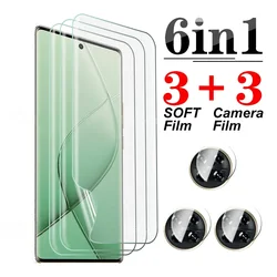 6in1 Full Cover hydrogel film camera glass For Tecno Spark 30 20 Pro Plus Anti-Scratch soft film Spark20proplus 20pro+