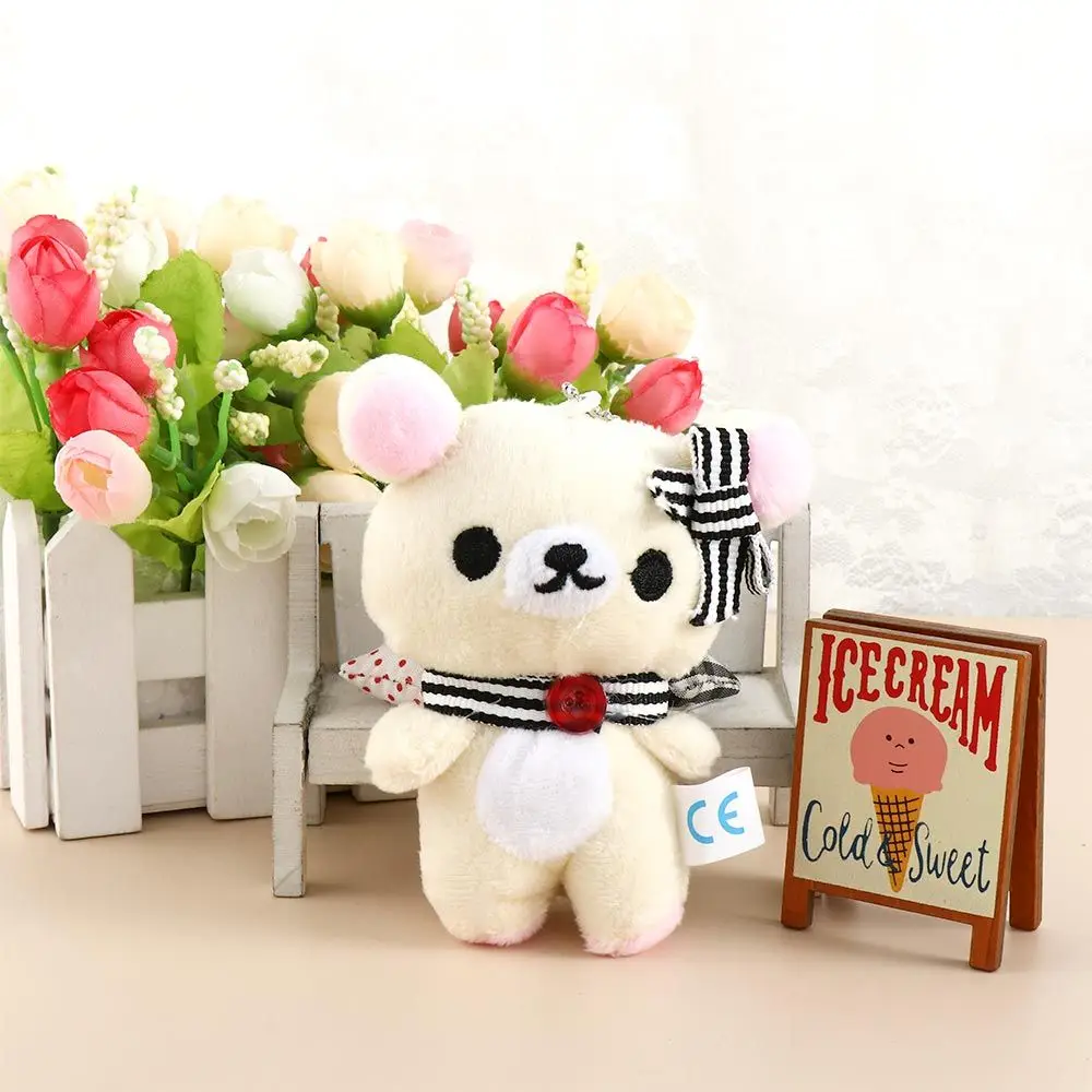 1pcs 11CM Charm TOY Baby Toy Plushie Toy Bear Plush Stuffed TOY Design Pendant Soft Figure DOLL Key Chain