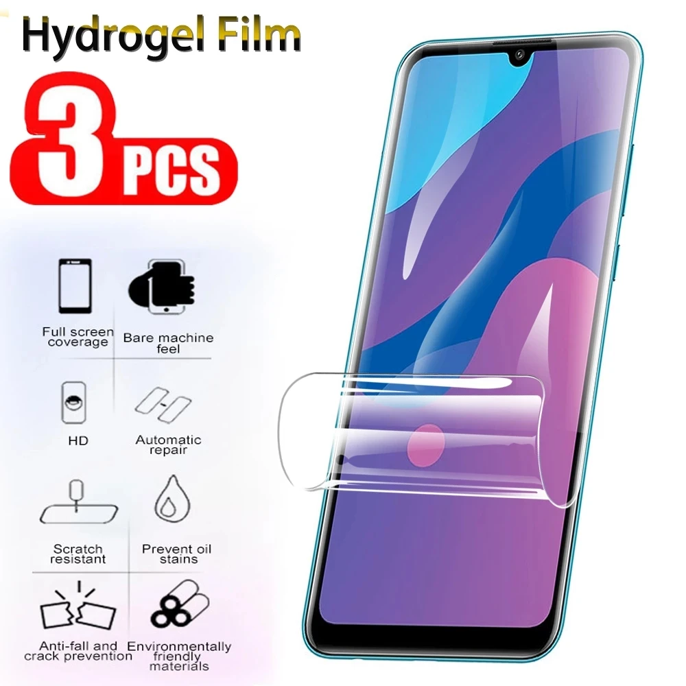 3 15D Hydrogel Cho Huawei Honor 10i 9i 20i 20 X10 Bảo Vệ Cho Danh Dự 10 Lite 8A 8X 8S 8C 9A 9X 9C 9S Màn Hình Bộ Phim