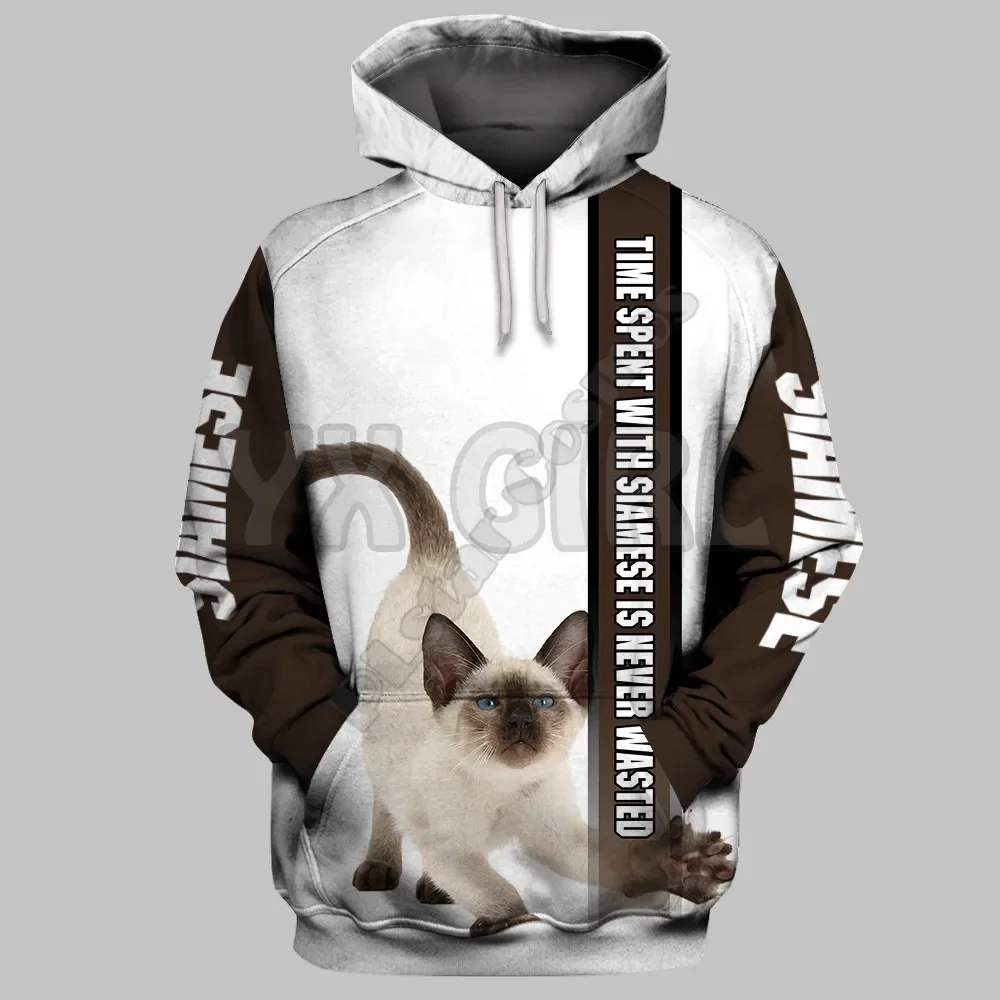 Time Spent With Bengal Is Never Wasted 3D Printed Hoodies  Unisex Pullovers Funny Dog Hoodie Casual Street Tracksuit