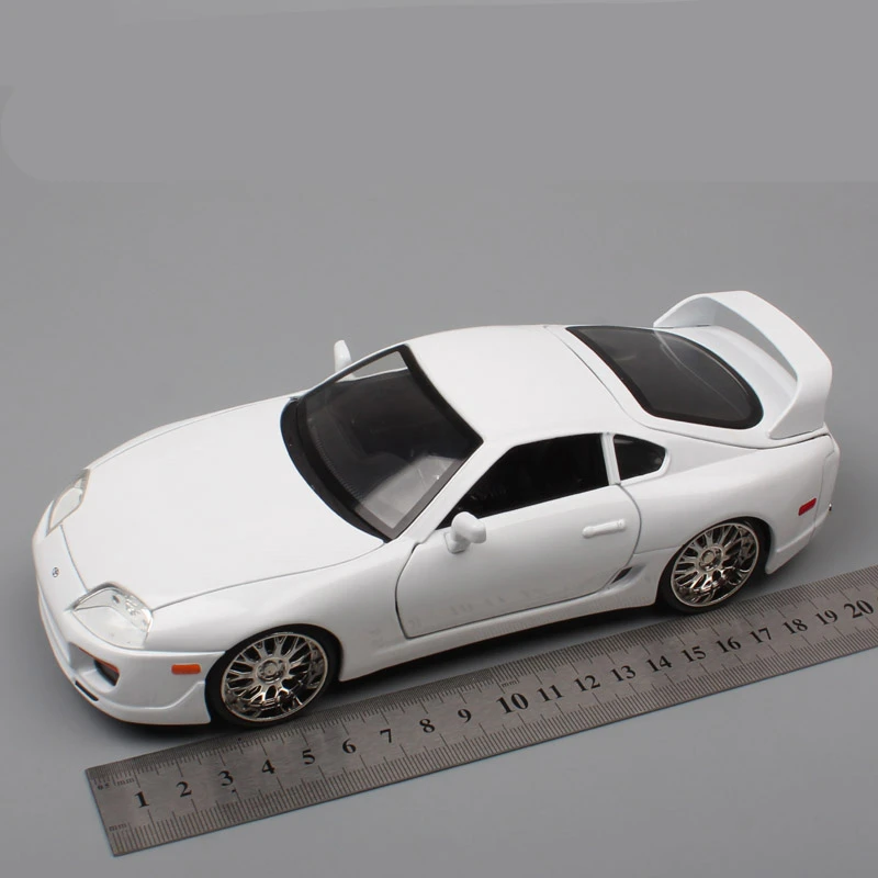 1:24 TOYOTA Supra 1995 Alloy Sports Car Diecast & Toy Metal Racing Vehicles Car Model High Simulation Boys Toy For Children Gift