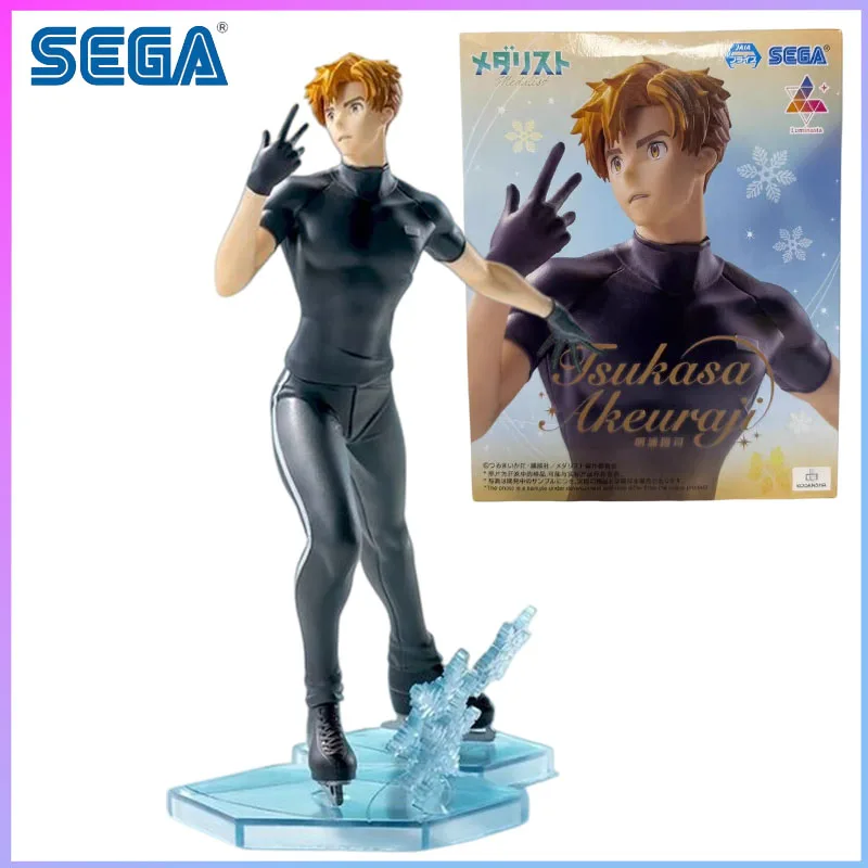 

SEGA In Stock Medalist Akeuraji Tsukasa Luminasta in stock original Collection Series Model Cartoon Character garage kit Kawaii