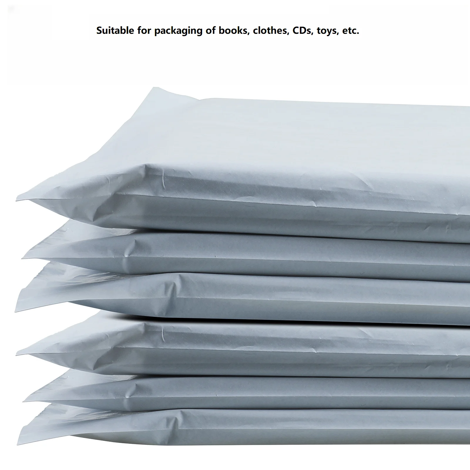 100 قطعة/السلع رمادي أبيض حقيبة البريد السريع المغلف أكياس التخزين أكياس بريد الذاتي ختم البلاستيك بولي كيس التعبئة والتغليف مقاوم للماء #6