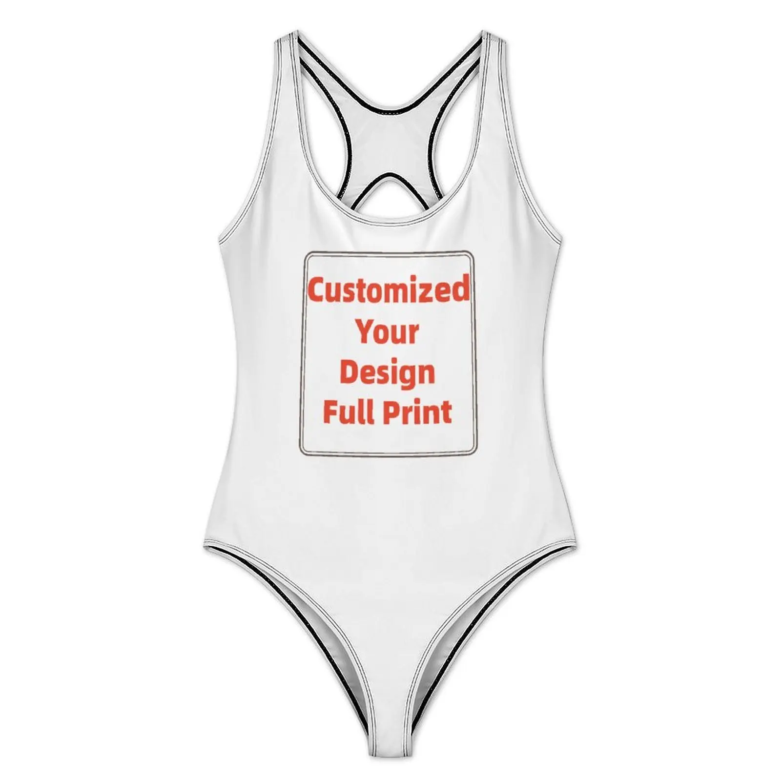 Personalized Womens One Piece Swimsuit ,Tummy Control Slimming Bathing Suit Crossing Back Swimwear