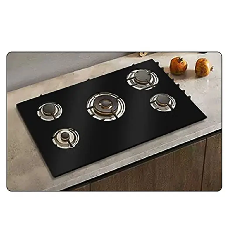RANA Cubiertas para quemadores de estufas, Protector superior para quemadores de gas, 3 cubiertas superiores antiadherentes para quemadores de gas (pieza entera)