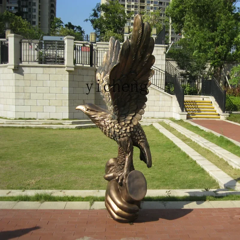 BJ-25  fiberglass simulation animal eagle ornament outdoor flower garden landscape sculpture home decoration
