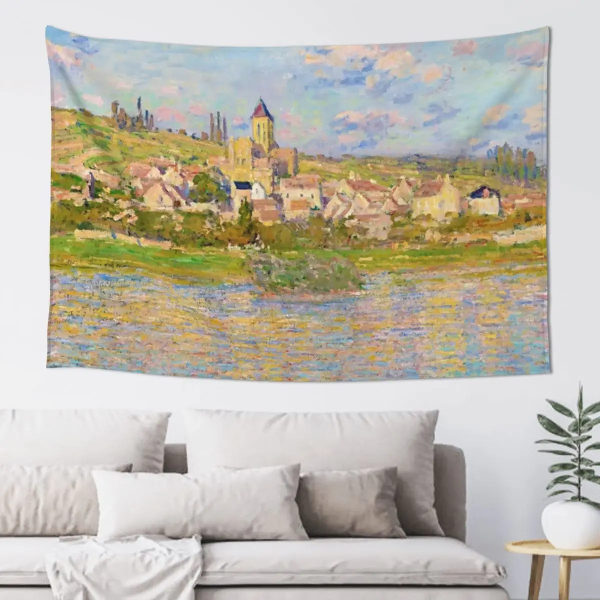 Vétheuil by Claude Monet (1879) Tapestry Home Decorators Home And Comfort Decor Tapestry