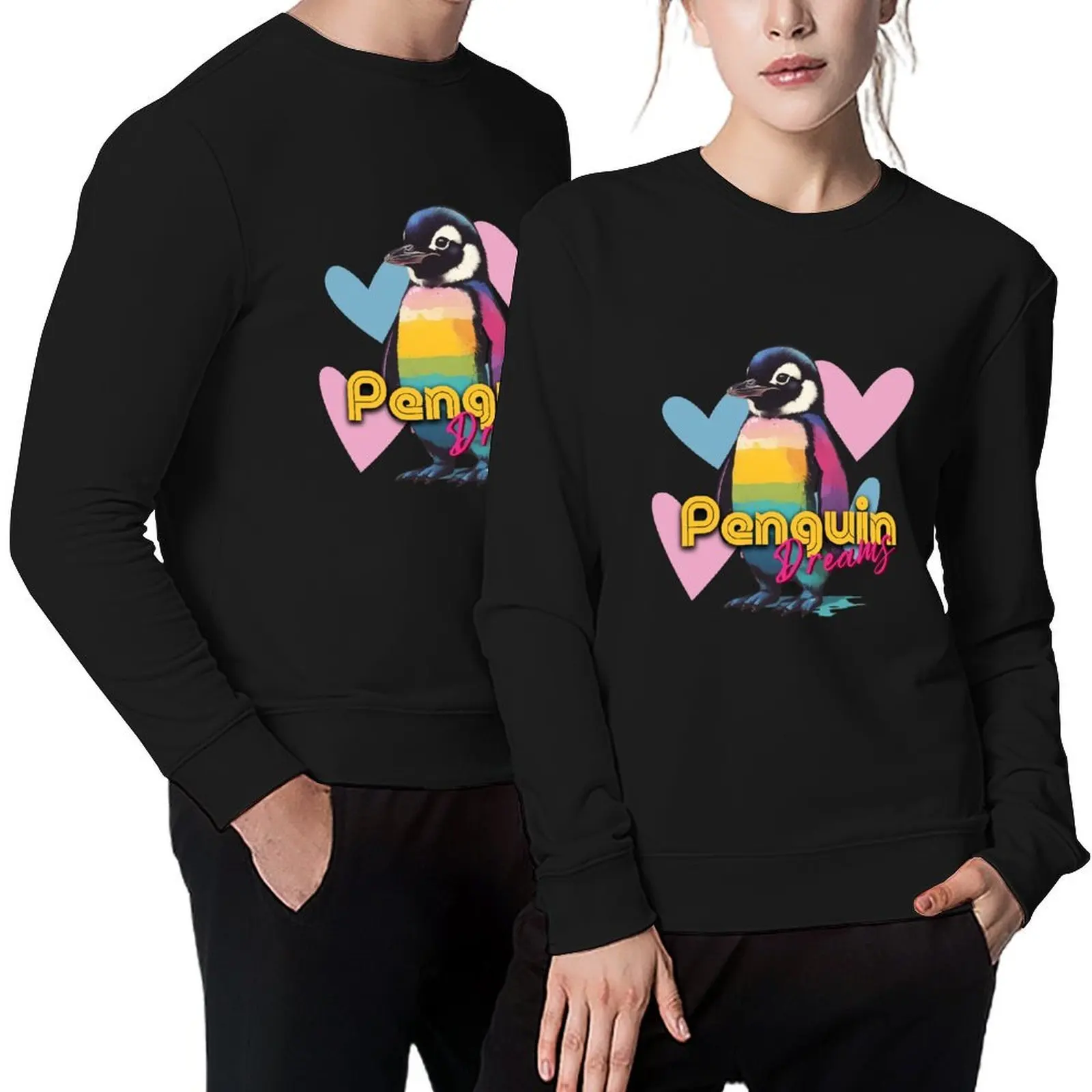 

Penguin Dreams Pullover men's autumn clothes korean autumn clothes anime clothing blouse sweatshirt for men